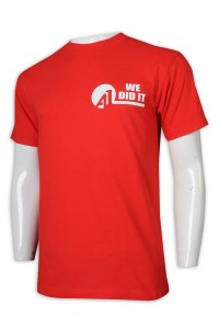 T990 To sample custom T-shirt red clean color T-shirt printing T-shirt shop